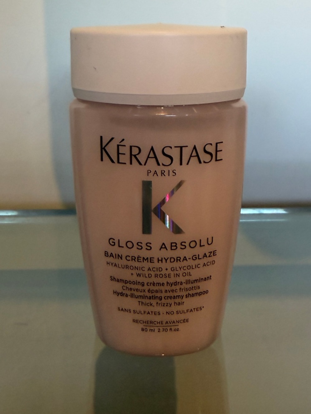 Kérastase GLOSS ABSOLU BAIN CRÈME HYDRA-GLAZE ANTI-FRIZZ SHAMPOO - New Travel